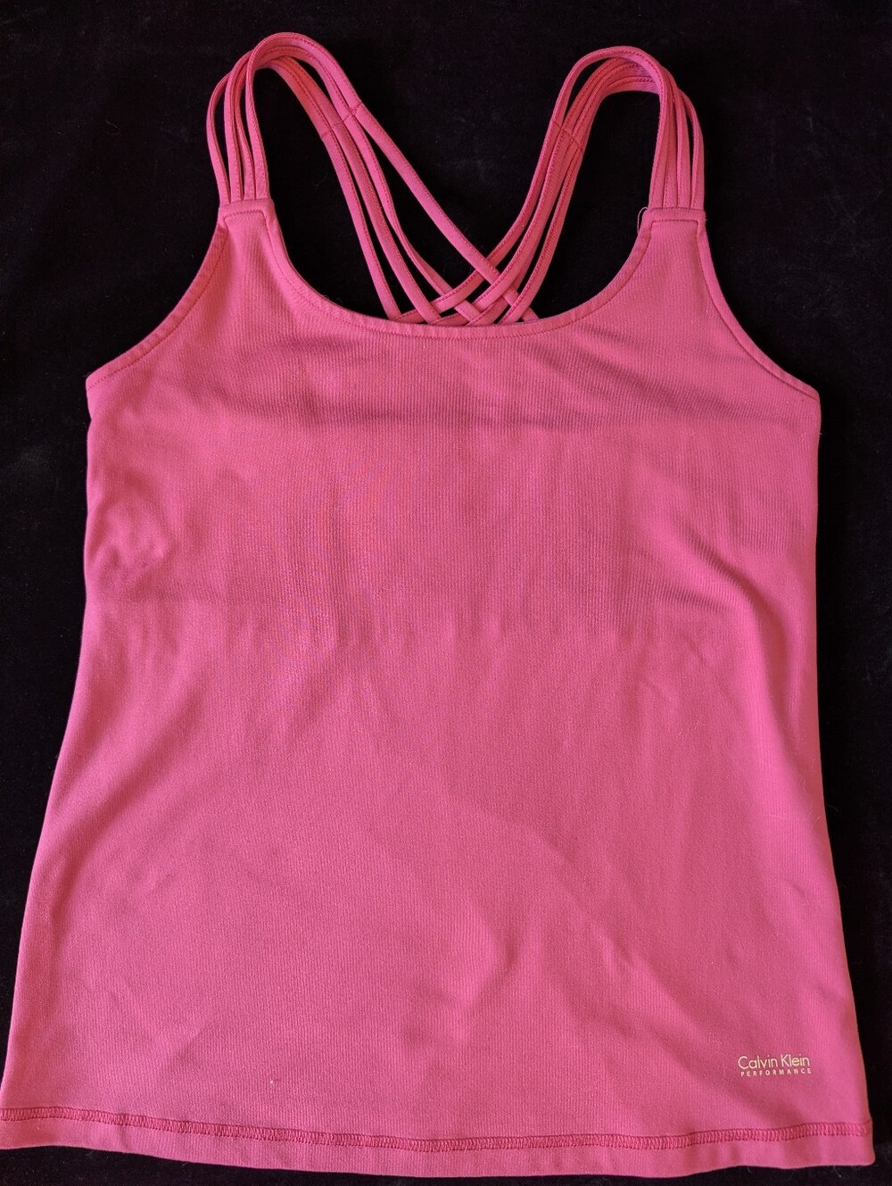 Calvin Klein Performance Hot Pink Multi-Strap Tube Top